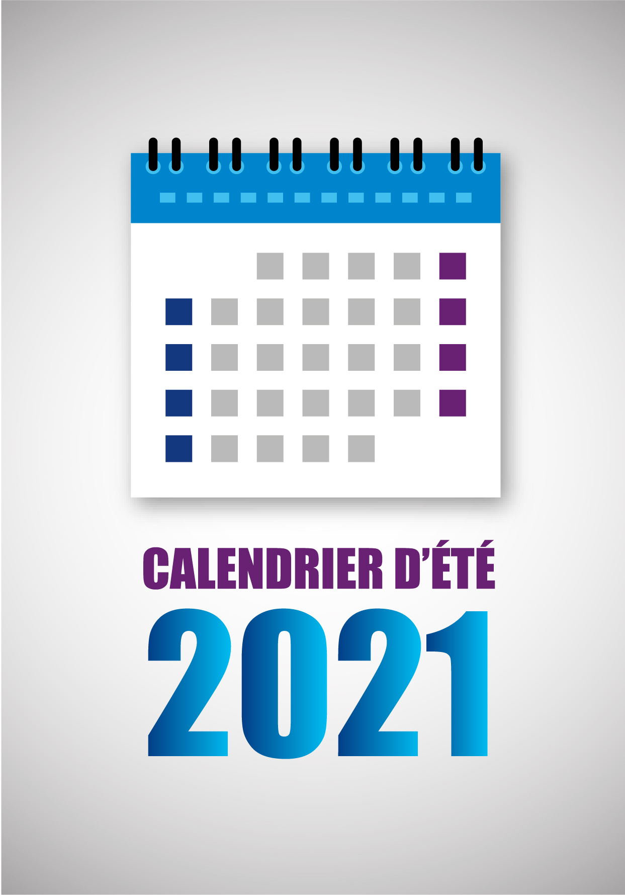 Calendrier d'été 2021